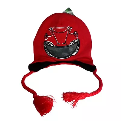 Mighty Morphin Power Rangers Peruvian Beanie Hat 20th Anniversary RED • $8.99