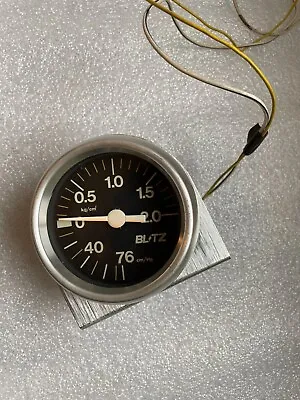 Blitz Boost Gauge 80mm Rare For HKS DEFI GREDDY JDM SKYLINE SUPRA RX7 RB26 2JZ • $160