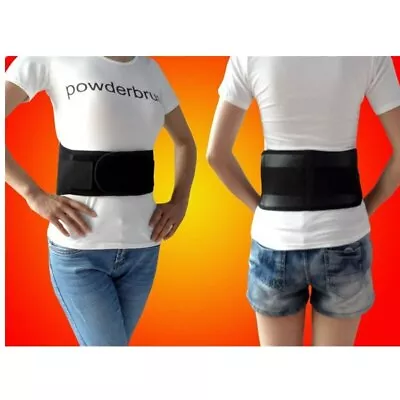 Adjusting Self Heating Massage Band Waist Tourmaline Therapy Belt Lumbar Brace • $7.34