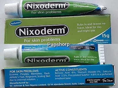 £12.50 • Buy 4 X Nixoderm For Skin Problems Eczema Pimples Blemishes Rash Ringworm 15g X 2