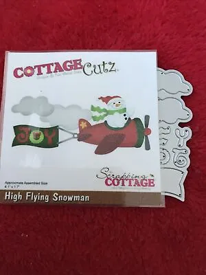 Cottage Cutz - High Flying Snowman Die • £5