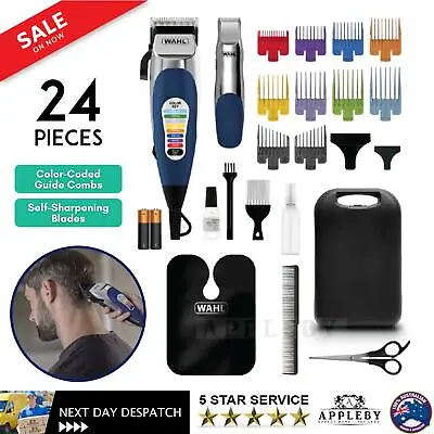 Wahl Colour Pro Hair Clippers Cordless Beard Trimmer Family Haircut Set • $127.51