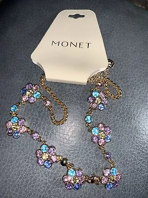 Monet Necklace Gold Tone • $4.80