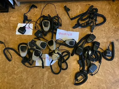 Motorola Hand Held Microphones Mixed Lot With Cords • $4.50