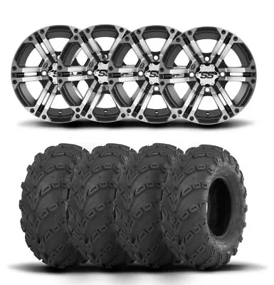 ITP SS212 12  Machined Black Wheels And Mud Lite Tires [28x10-12] • $1319.27