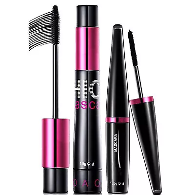 4D Silk Fiber Eyelash Mascara Extension Makeup Black Waterproof Eye Lashes OZ • $6.48