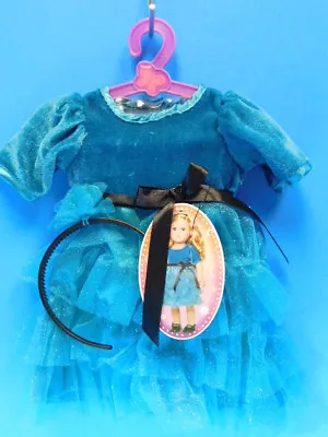 My Life As Blue Dress & Black Headband  For 18  Dolls Fits American Girl NWT • $13