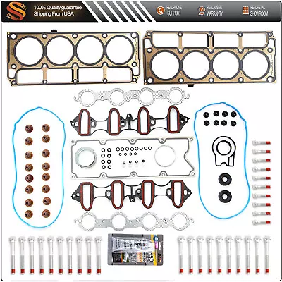 Head Gasket Bolts Set For 2002-2011 Chevrolet & GMC 4.8L V8 5.3L V8 Wholesale • $80.61