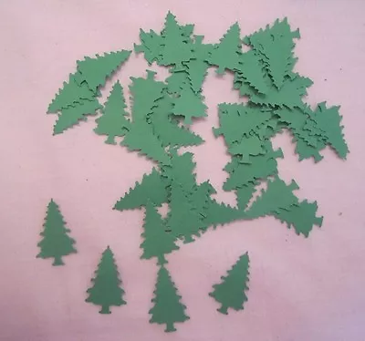 Martha Stewart Green Christmas Tree Punchies 50 Pcs Acid & Lignin Free Paper • $1.99