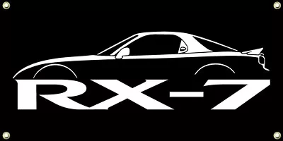 Big Banner Mazda RX-7 RX7 Sign Poster Racing Side Shot • $59.99