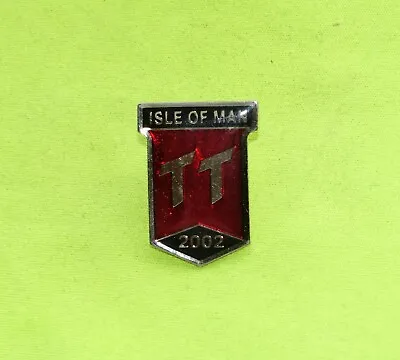 2002 TT Isle Of Man IOM Motorcycle Bike Racing Badge Pin Lapel • £6.99