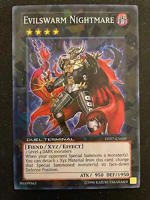 Evilswarm Nightmare - DT07-EN039 - Super Parallel Rare - NM YuGiOh! • $21.79