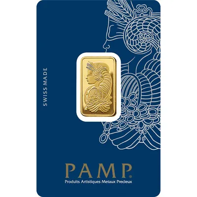 10 Gram Gold Bar - PAMP Suisse - Fortuna - 999.9 Fine In Sealed Assay • $823.32