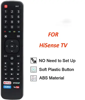 $12.99 • Buy Replace Remote Control For Hisense TV  55A6G 43A6G 75A6G 50A6G 60A6G 65A6G 70A6G