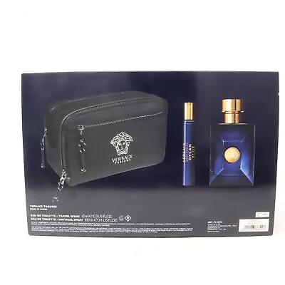 Versace Dylan Blue Pour Homme Eau De Toilette 3-Pcs Set  / New With Box • $94.99