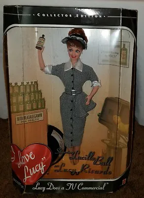 I Love Lucy Lucy Does A Commercial 1997 Barbie Doll Mattel #17645 NIB • $24.99