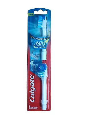 Colgate 360 Whole Mouth Clean Replacement Toothbrush Heads - Pack Of 2 • £29.99
