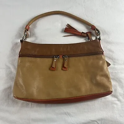 Osgoode Marley Shoulder Bag Tans With Orange Detail 13x8 • $32