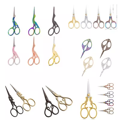 Vintage Scissors Embroidery Handcraft Sewing Cutter Tools Sewing Tailor's Shears • $3.53