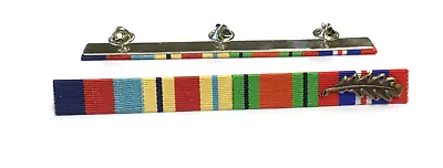 WW2 North Africa Star Medal Ribbon Bar With Mentioned In Dispatches Oak Leaf • £12.99