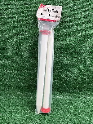 Vintage Susan Bates Jiffy Knitting Needles Featherweight Plastic Size 50 /14in • $18.75