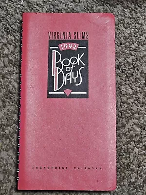 Vintage 1992 Virginia Slims Book Of Days Calendar  New - Never Used  • $12.50