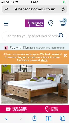 £200 • Buy Double Bed- Benson For Beds 