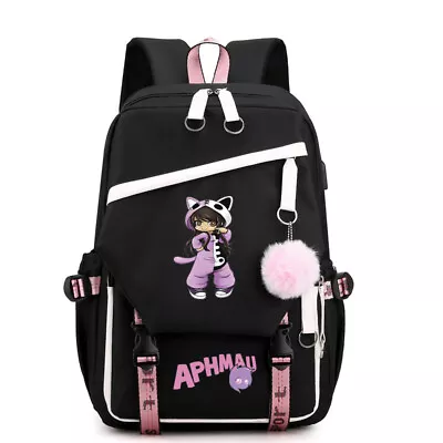 New Aphmau Game Backpack Kids School College Student Laptop Bag Travel Rucksack • $29.99