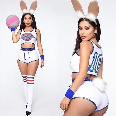 Space Lola Bunny Rabbit Cosplay Costume Rabbit Bunny Jam Costumes Women Girls • $18.69