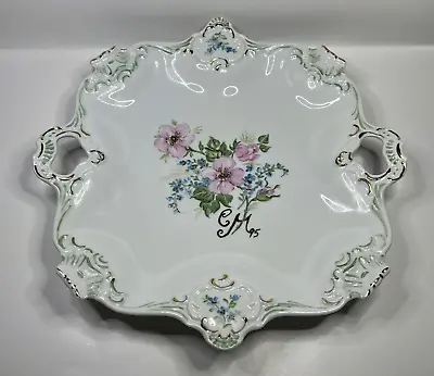 1995  KAISER Germany Porcelain Bowl Plate Tray 12' Floral Gorgeous • $18.99