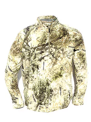 Cabela's Mens Microfleece 1/4 Zip ZONZ Western Woodlands Hunting Pullover Jacket • $109