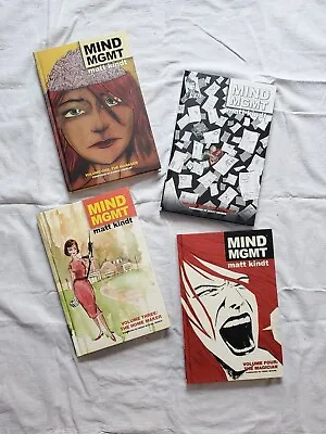 Mind MGMT Hardcover Books Volumes 1 Through 4 By Matt Kindt • $60