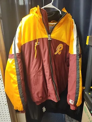 Vintage NFL Washington Redskins Starter Jacket Full Zip Pro Line XL • $100