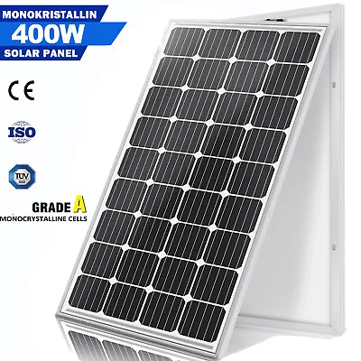 400W Mono Solar Panel 12V 400 Watt Caravan Camping Home Battery Charging Power • $208.05