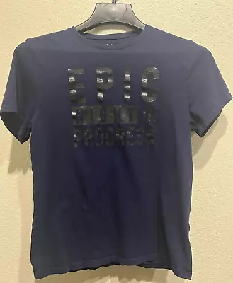 Express Graphic T Shirt Size Medium (M) Navy Blue Short Sleeve Epic Night • $17.99