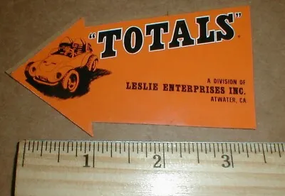 VTG 1970's VW Dune Buggy Leslie Enterprises Atwater CA Drag Racing Decal Sticker • $35