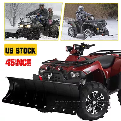 Universal Snow Plow Kit 45 Inch Adjustable Steel Blade Fit For Pickup Trucks UTV • $999.99