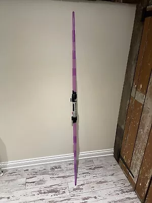 Star Wars Mace Windu Dual Purple Lightsaber Retractable Toy Cosplay • $67.74