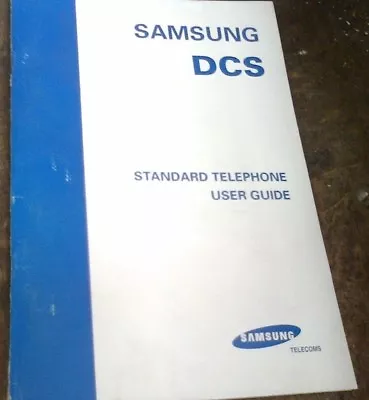 Samsung Dcs Standard Telephone User Guide - (tr1) • £1.79