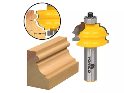 3/4  Architectural Molding Router Bit - 1/2  Shank - Yonico 16137 • $19.95