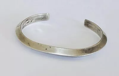 Vintage Navajo Sterling Silver Handmade Cable Cuff Bracelet Men’s Women’s 6.75” • $99.99