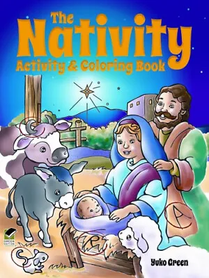 $15.64 • Buy The Nativity Activity And Coloring Book (Dover Holiday Coloring Book)