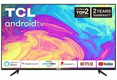 TCL 43P617K 43 Inch 4K UHD Smart Android TV With Freeview Play HDR10 Micro Dim • £464.94