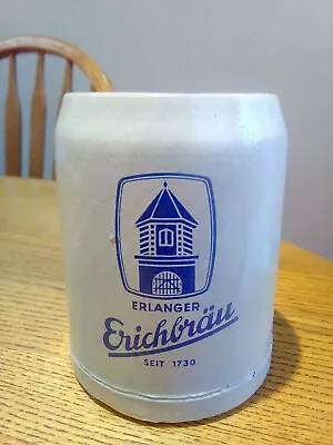 Collectible 0.5 Liter Ceramic Erichbrau Beer Mug Stein Erlanger Germany • $9.99