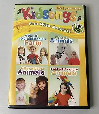 KIDSONGS Fun With Animals DVD 4 Different Shows In 1 Old MacDonald's Farm + • $4.75