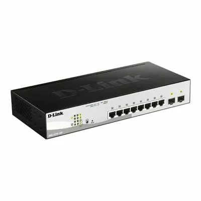 Dgs-1210-10p D-Link 10 Port Gigabit Poe Smart Switch • £0.99