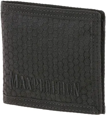 Maxpedition AGR BFW Bi Fold Wallet Black Slim Clear Vinyl Window 4 Inner Slots • $24.39