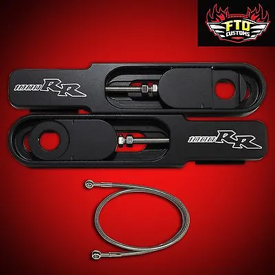 2008 HONDA CBR 1000rr SWINGARM EXTENSIONS And 36  Brake Line Frame Extension • $183.99