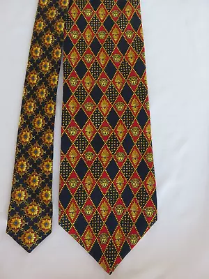 GIANNI VERSACE 100% Silk Necktie ITALY Luxury MEDUSA • $39.90