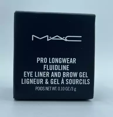 MAC PRO LONGWEAR FLUIDLINE Eye Liner And Brow Gel In BLACKTRACK 3g CC100 • £19.99